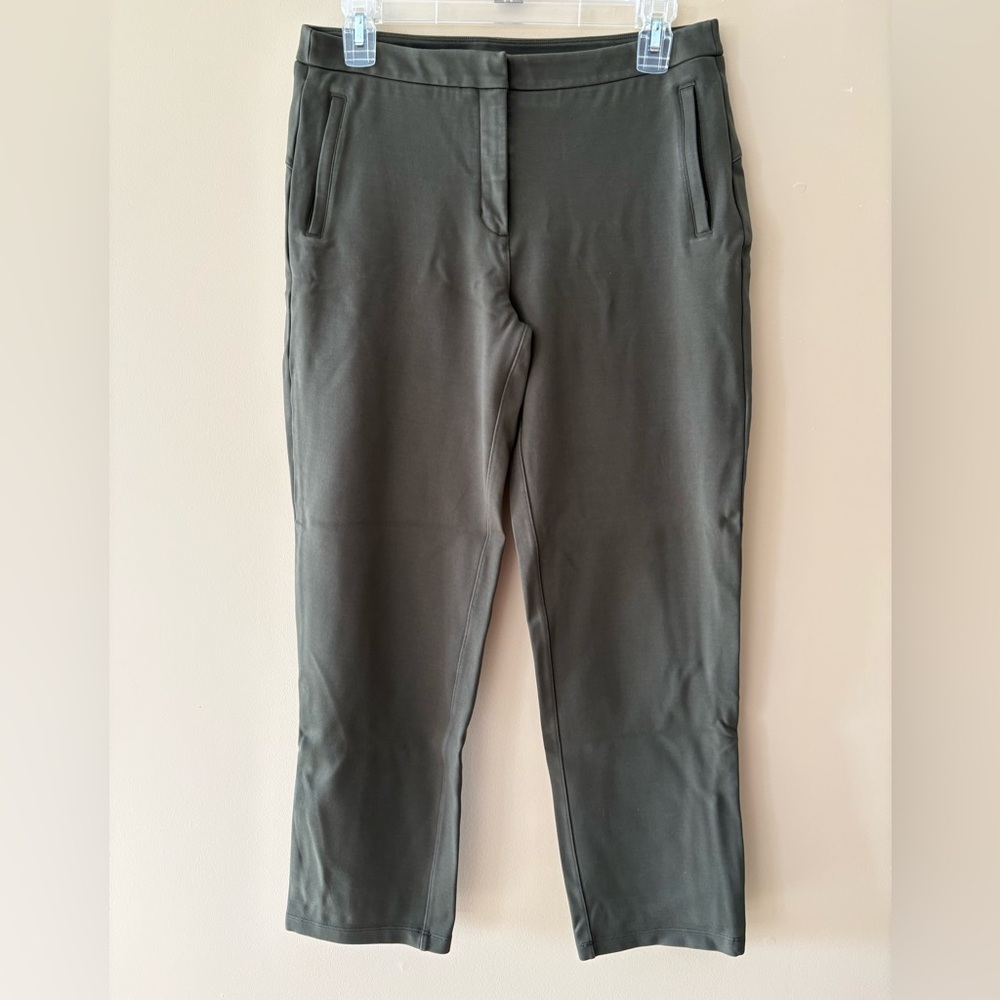 Lululemon Olive Green Ponte-Style On the Move Pants